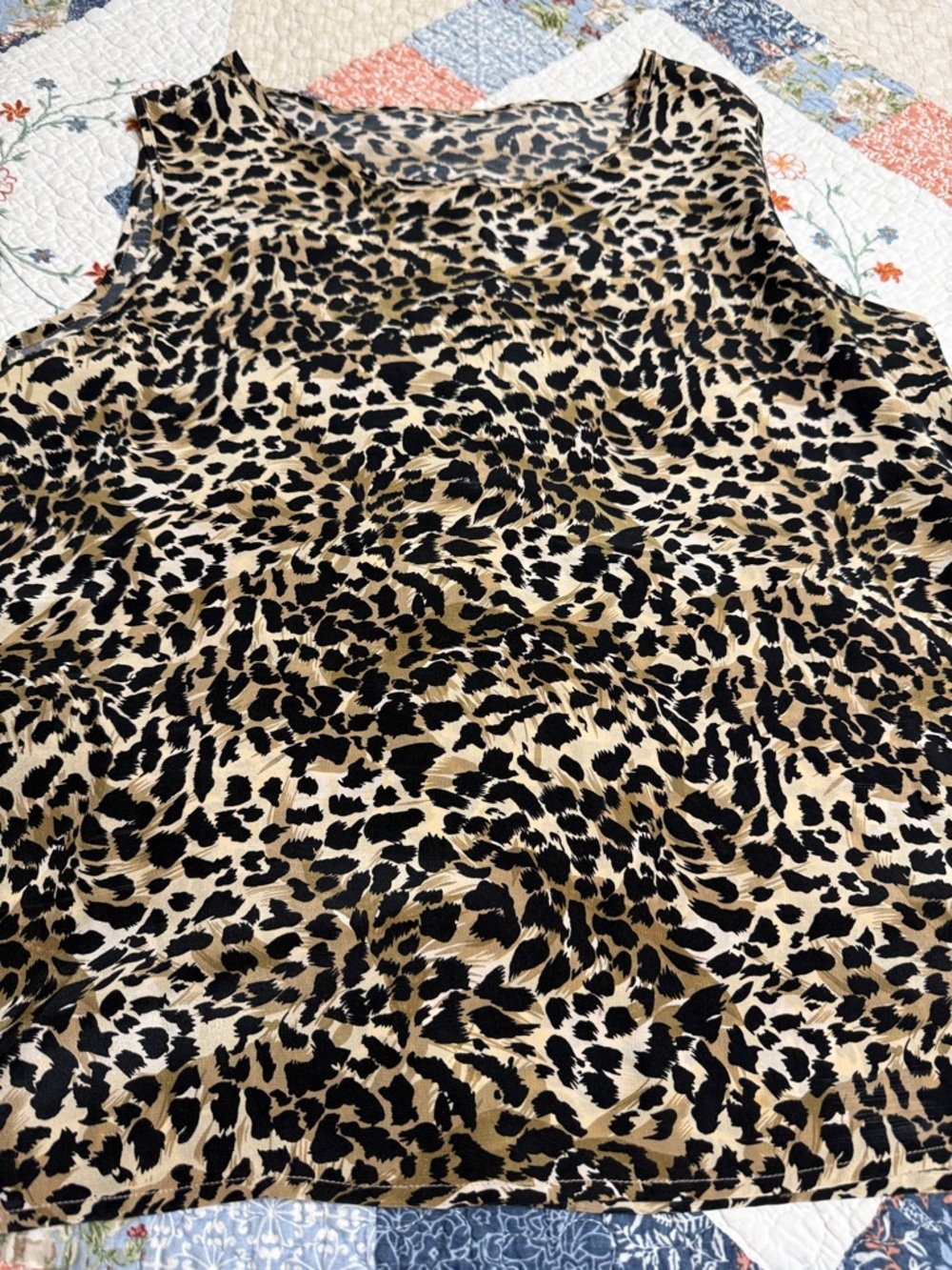 Beat Riece Collection Leopard-Print Silk Button-Up - Black & Tan